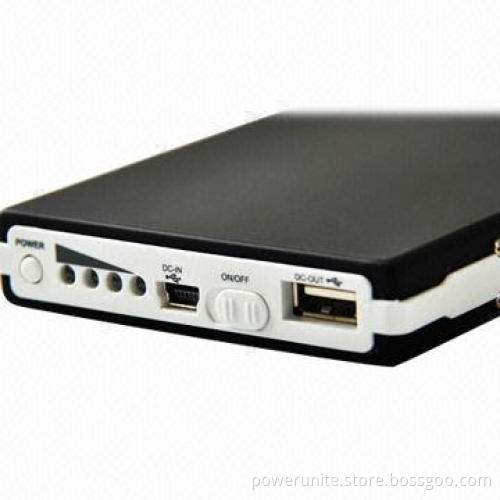 Portable Power Bank with 9,600mAh Capacity, Li-Polymer Battery Cell